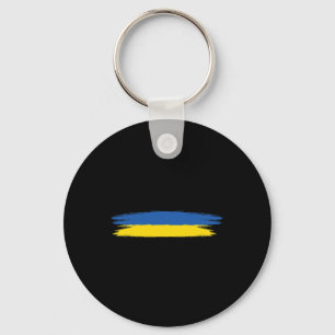Llavero Bandera de Ucrania con colores azul y amarillo Sin