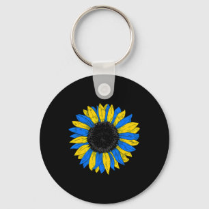 Llavero Bandera de Ucrania Girasol Bandera ucraniana Vinta