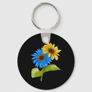 Llavero Bandera de Ucrania Girasol Raíces Ucranianas Orgul
