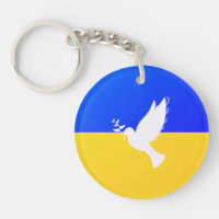 Bandera de Ucrania - Paloma de paz - Libertad - Pa