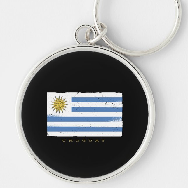 Llavero Bandera de Uruguay (Frente)