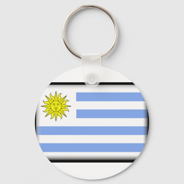 Llavero Bandera de Uruguay (Anverso)