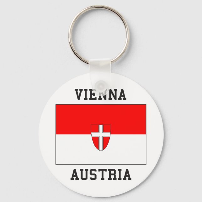 Llavero Bandera de Viena (Anverso)