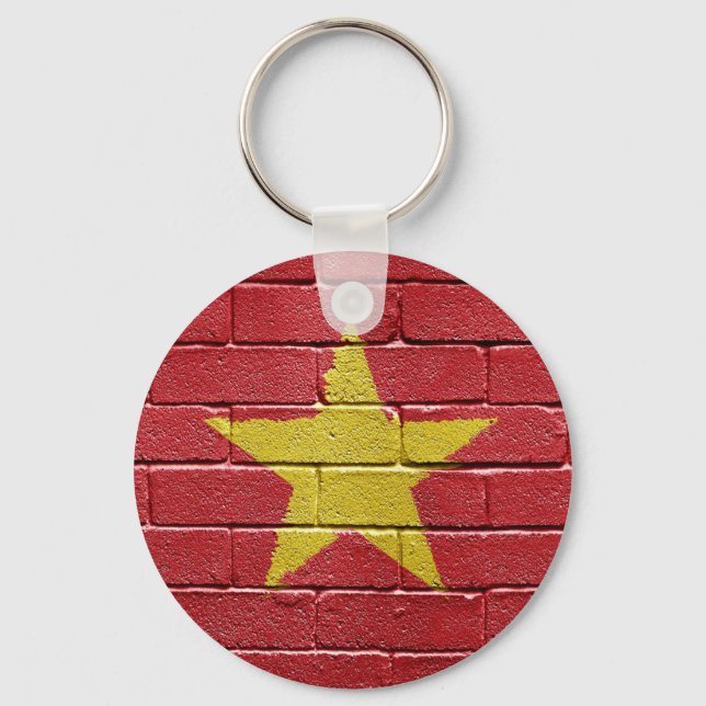 Llavero Bandera de Vietnam (Anverso)