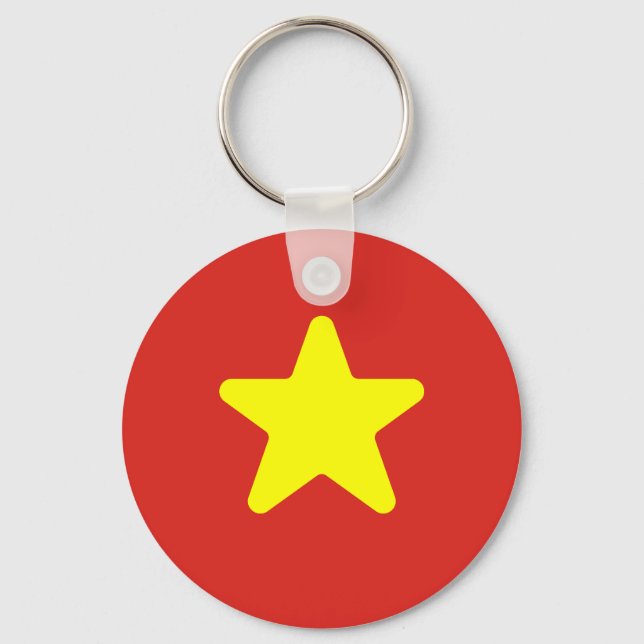 Llavero Bandera de Vietnam (Anverso)