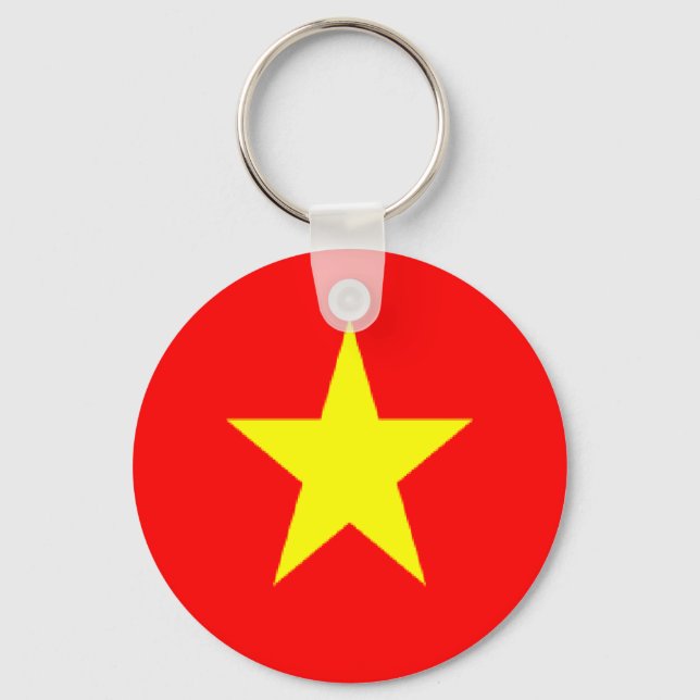 Llavero bandera de vietnam (Anverso)