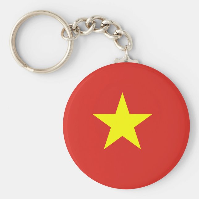 Llavero Bandera de Vietnam (vietnamita) (Frente)