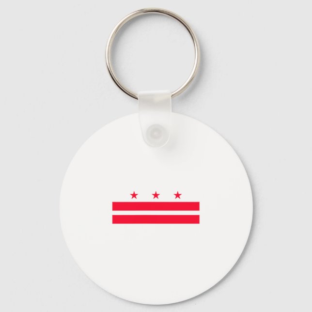 Llavero Bandera de Washington D. C. _1 (Anverso)