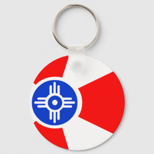 Llavero Bandera de Wichita Kansas