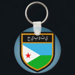 Llavero Bandera de Yibuti<br><div class="desc">Bandera de Yibuti</div>