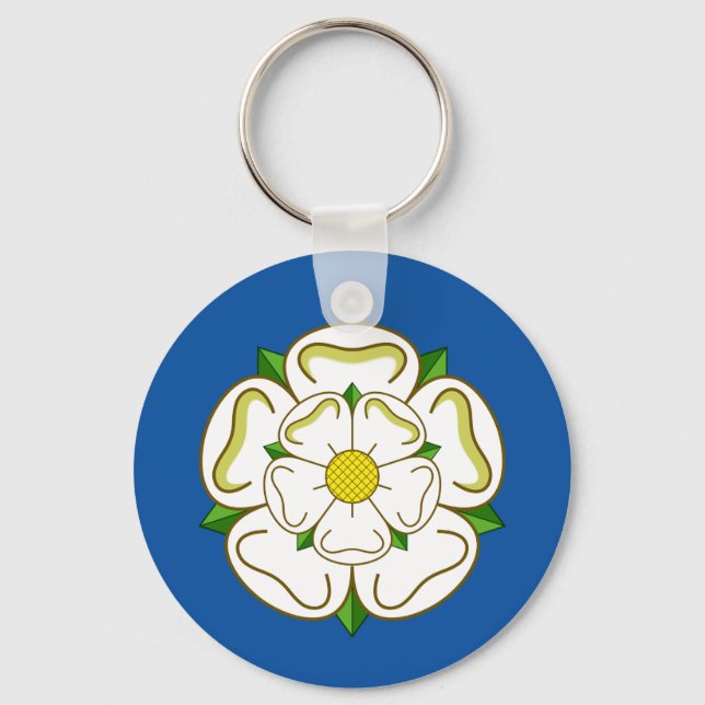Llavero Bandera de Yorkshire Keychain (Anverso)
