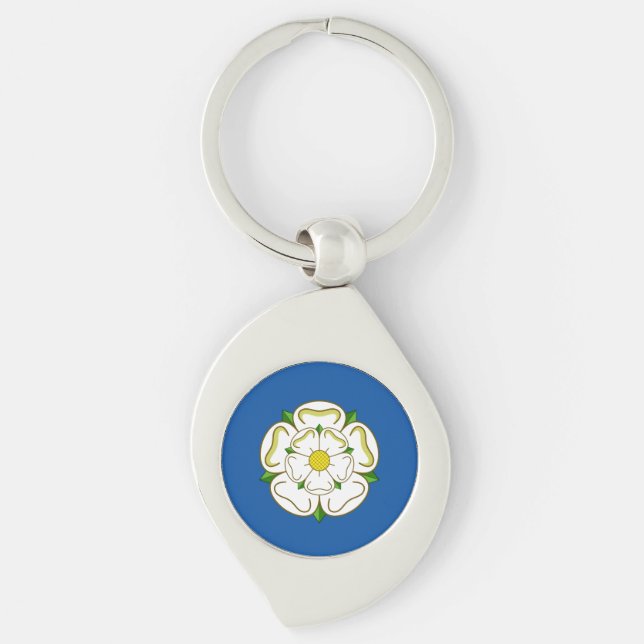 Llavero Bandera de Yorkshire Keychain (Anverso)