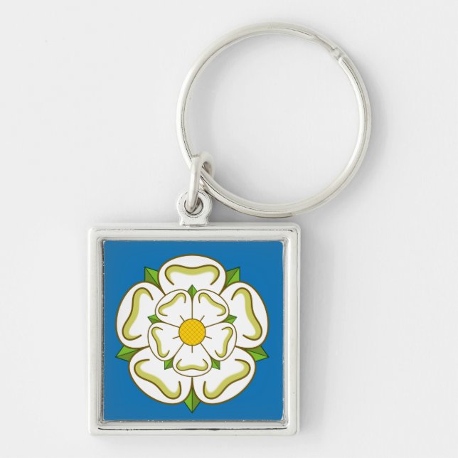Llavero Bandera de Yorkshire (Reino Unido) Keychain (Frente)