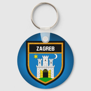 Llavero Bandera de Zagreb