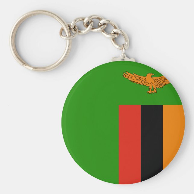 Llavero Bandera de Zambia (Frente)