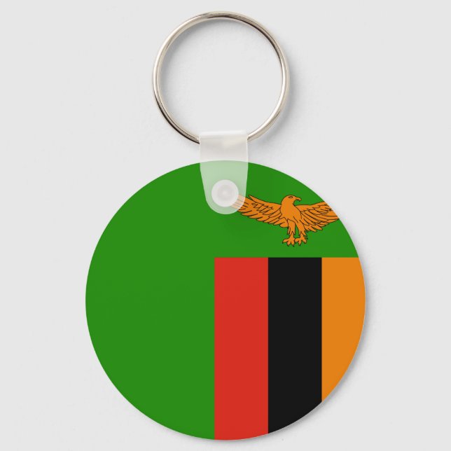 Llavero Bandera de Zambia (Anverso)