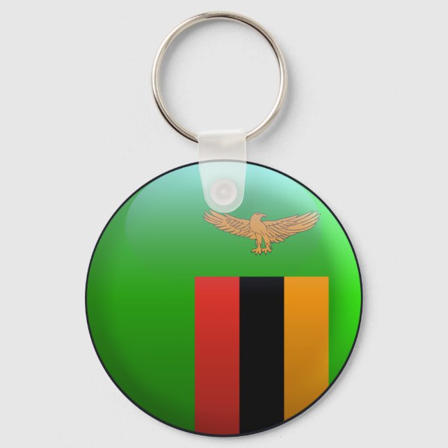 Llavero Bandera de Zambia (Anverso)