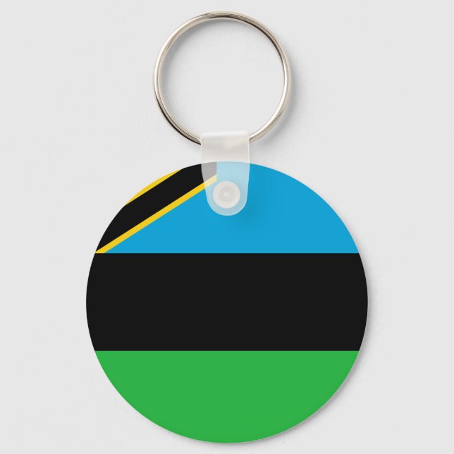 Llavero Bandera de Zanzíbar (Anverso)