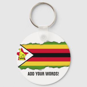 Llavero Bandera de Zimbabue