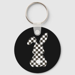 Llavero Bandera del coche de Carreras Bunny Happy Easter R