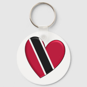 Llavero Bandera del corazón de Trinidad