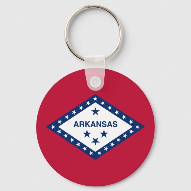 Llavero Bandera del estado de Arkansas (Anverso)