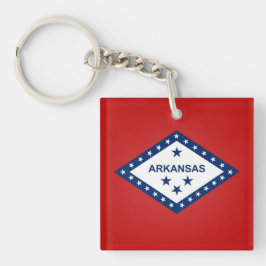 Llavero Bandera Del Estado De Arkansas De Guay