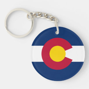 Llavero Bandera del estado de Colorado