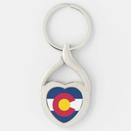 Llavero Bandera del estado de Colorado
