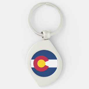 Llavero Bandera del estado de Colorado