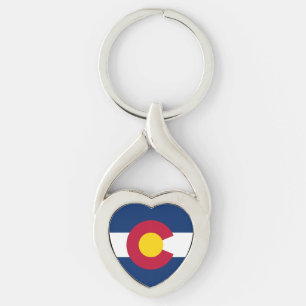 Llavero Bandera del estado de Colorado
