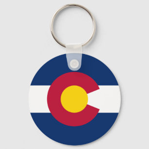 Llavero Bandera del estado de Colorado