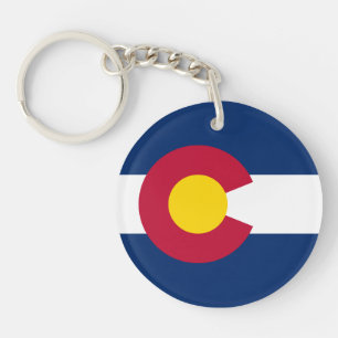 Llavero Bandera del estado de Colorado