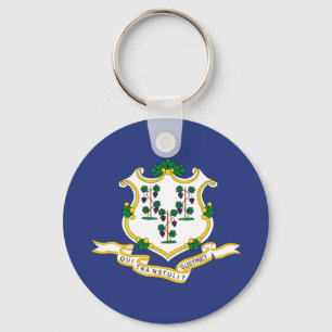 Llavero Bandera del estado de Connecticut