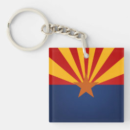 Llavero Bandera Del Estado De Guay En Arizona