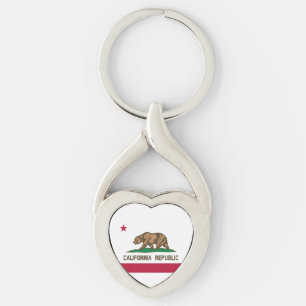 Llavero Bandera del Estado de la República de California