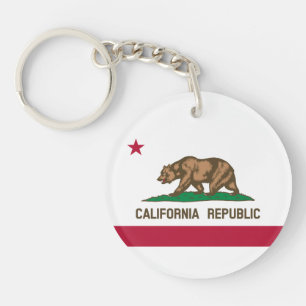 Llavero Bandera del estado de la República de California
