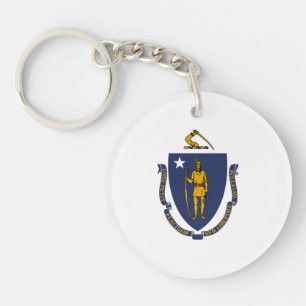 Llavero Bandera del estado de Massachusetts