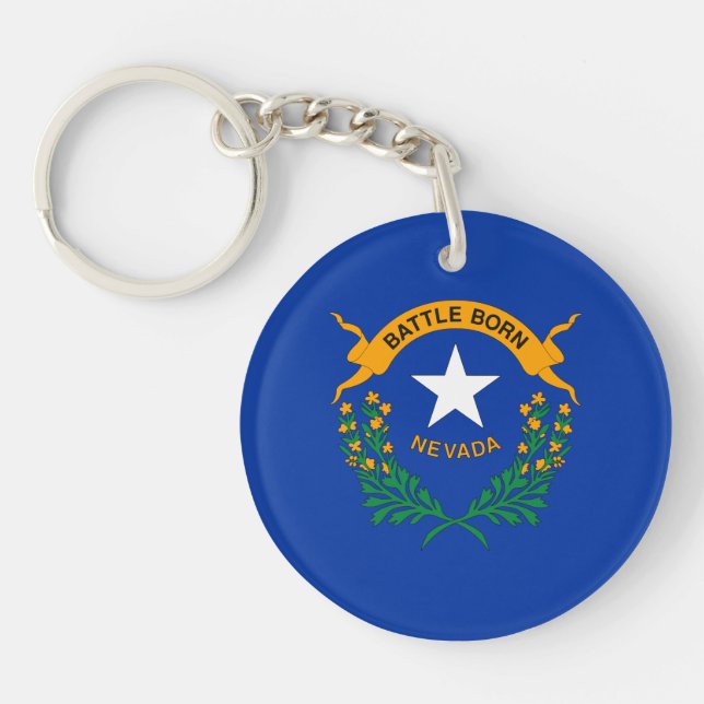 Llavero Bandera del estado de Nevada (Frente)