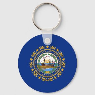 Llavero Bandera del estado de New Hampshire