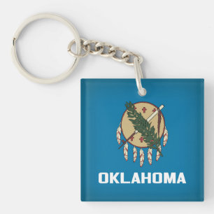 Llavero Bandera Del Estado De Oklahoma De Guay