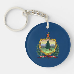 Llavero Bandera del estado de Vermont