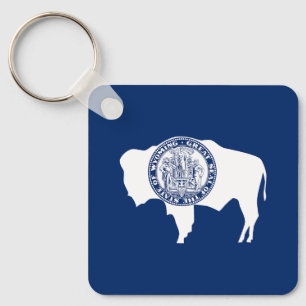 Llavero Bandera del estado de Wyoming