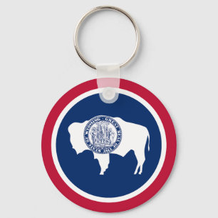 Llavero Bandera del estado de Wyoming