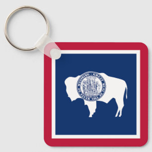 Llavero Bandera del estado de Wyoming