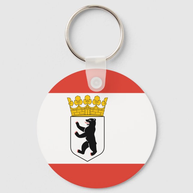 Llavero Bandera del Keychain de Berlín (Anverso)