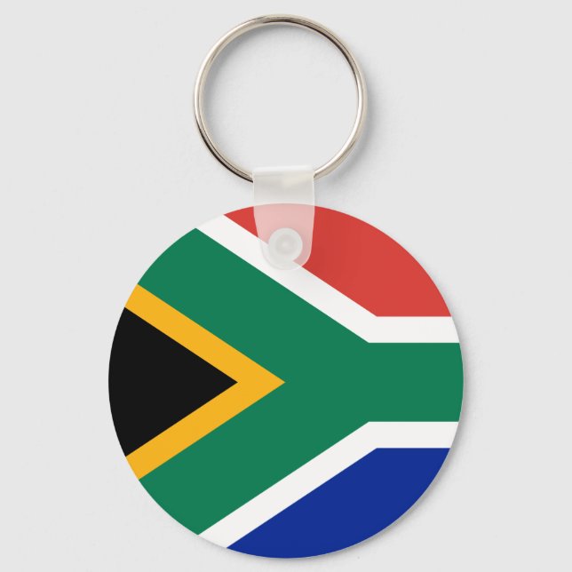 Llavero Bandera del Keychain de Sudáfrica (Anverso)
