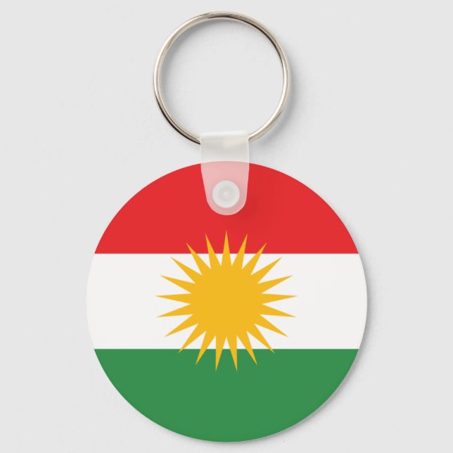 Llavero Bandera del Kurdistán (Alay Kurdistán o Alaya Reng (Anverso)