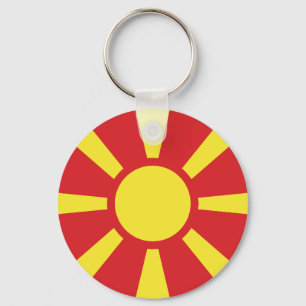 Llavero Bandera del Norte de Macedonia