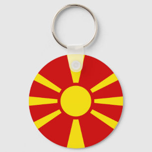 Llavero Bandera del Norte de Macedonia